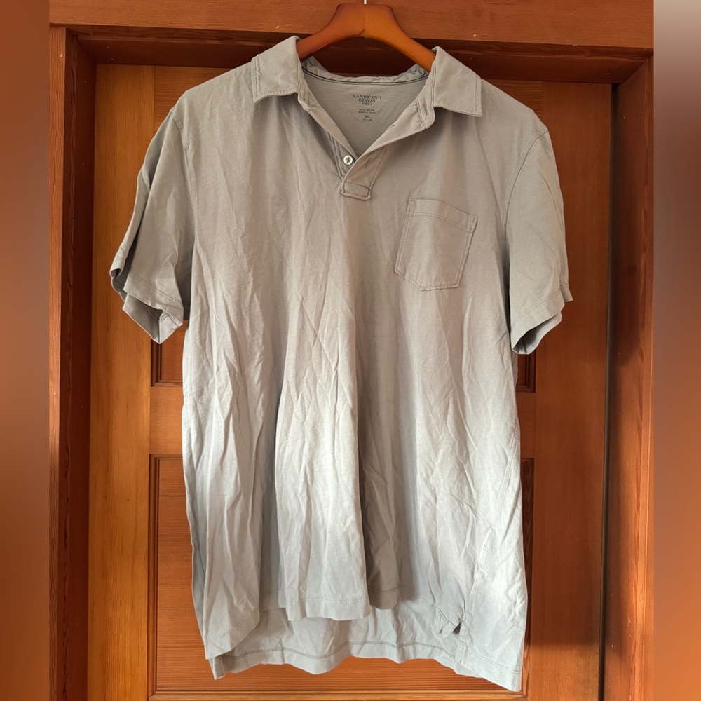Lands End Canvas Cotton Polo, NWOT, XL